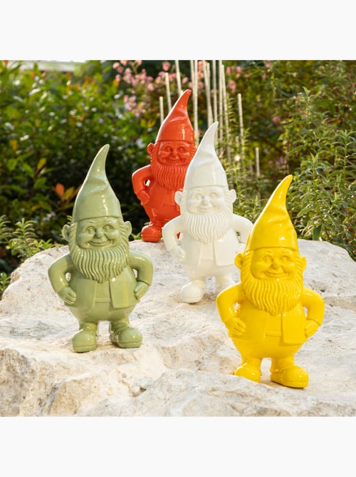 Statue nain de jardin déco extérieur Anao H30 cm résine - Kiabi