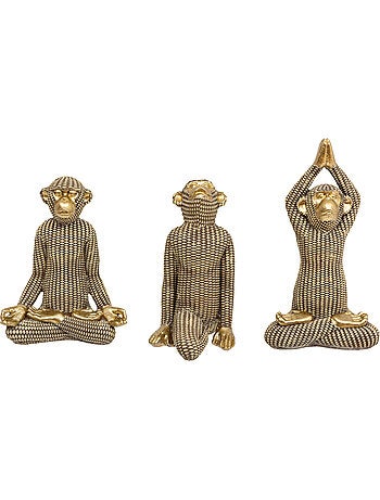Statue singe yoga NINA