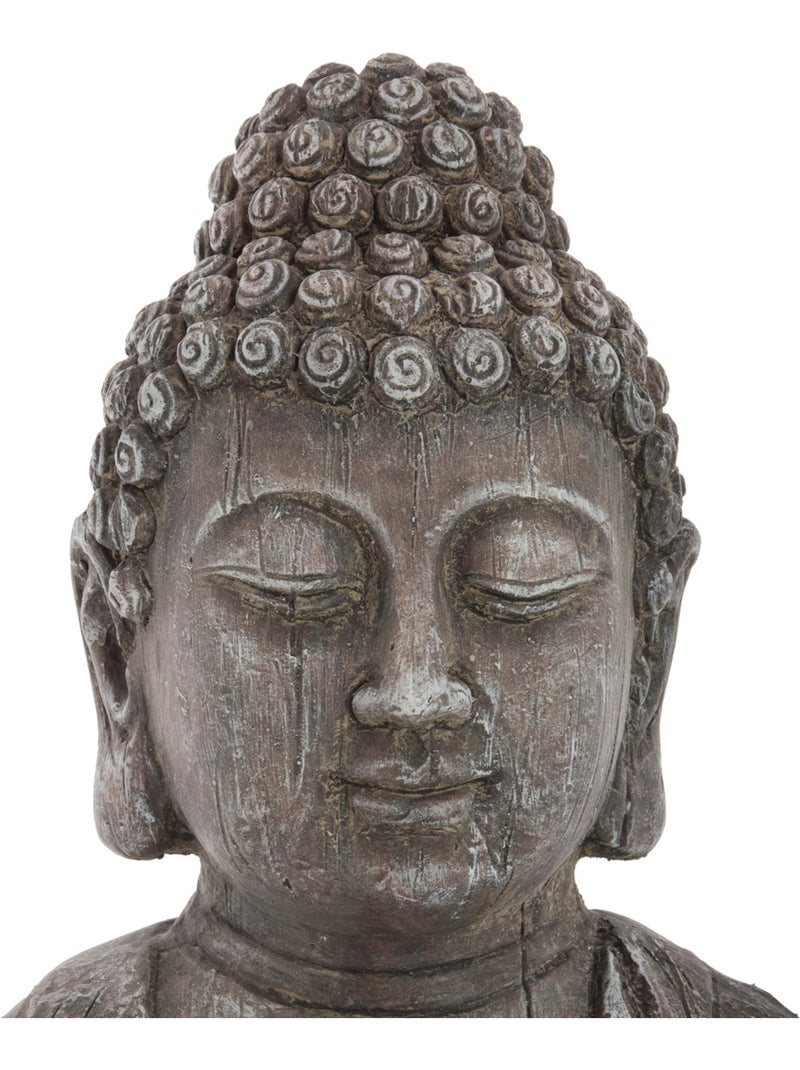 Statuette BOUDDHA Gris foncé - Kiabi