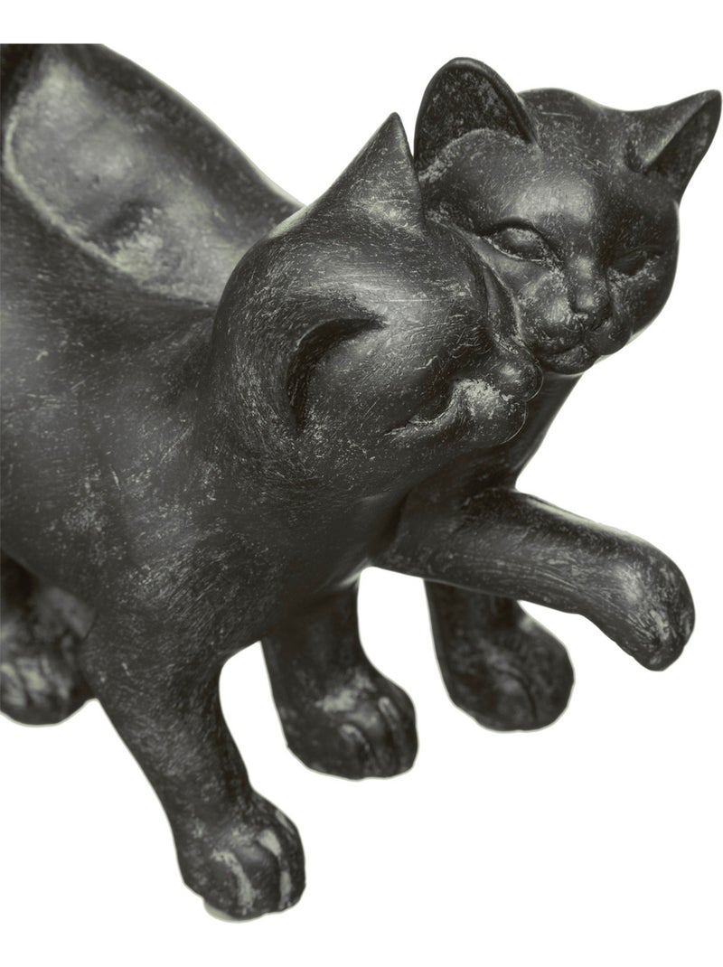 Statuette COUPLE CHATONS Noir - Kiabi