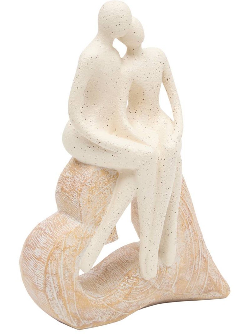 Statuette couple DENIZ Beige - Kiabi