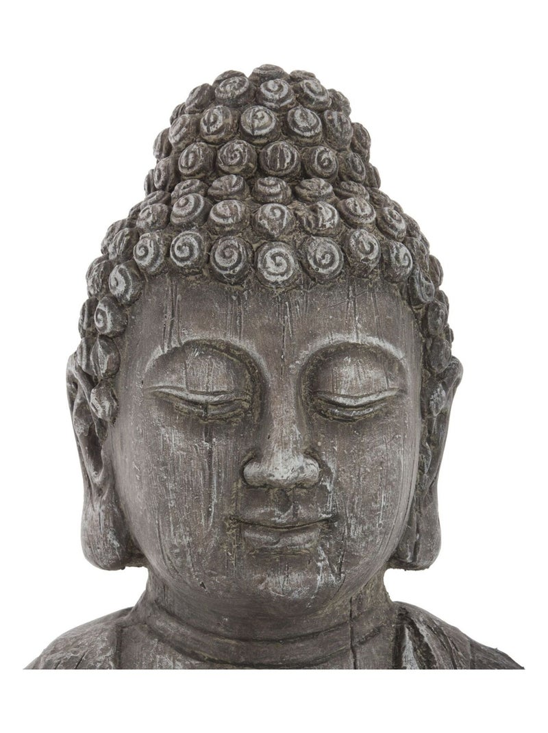 Statuette de bouddha décoration zen JAYAN Gris - Kiabi