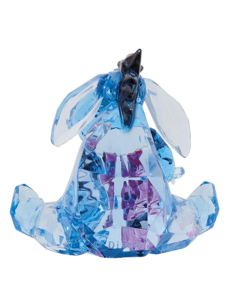 Statuette de collection Bourriquet en acrylique facetté Bleu - Kiabi