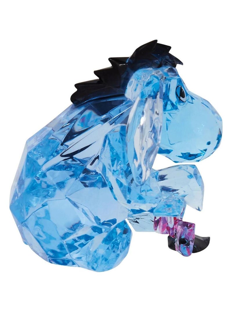 Statuette de collection Bourriquet en acrylique facetté Bleu - Kiabi