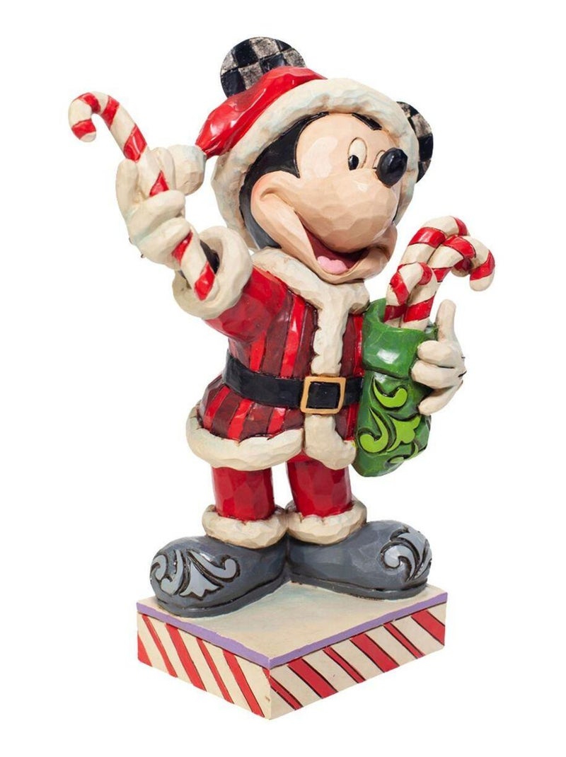 Statuette de Collection Candy Canes Mickey Multicolore - Kiabi