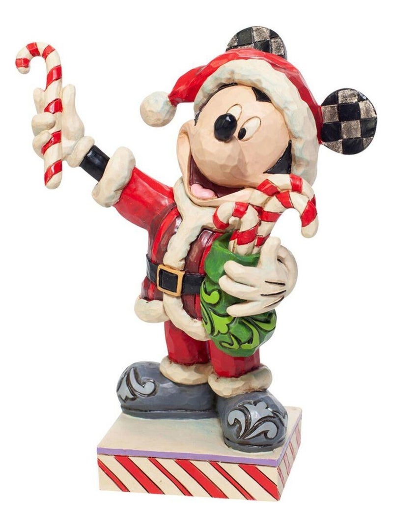 Statuette de Collection Candy Canes Mickey Multicolore - Kiabi