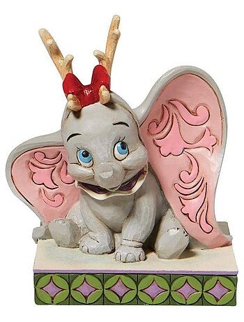 Statuette de Collection en résine Dumbo Noël