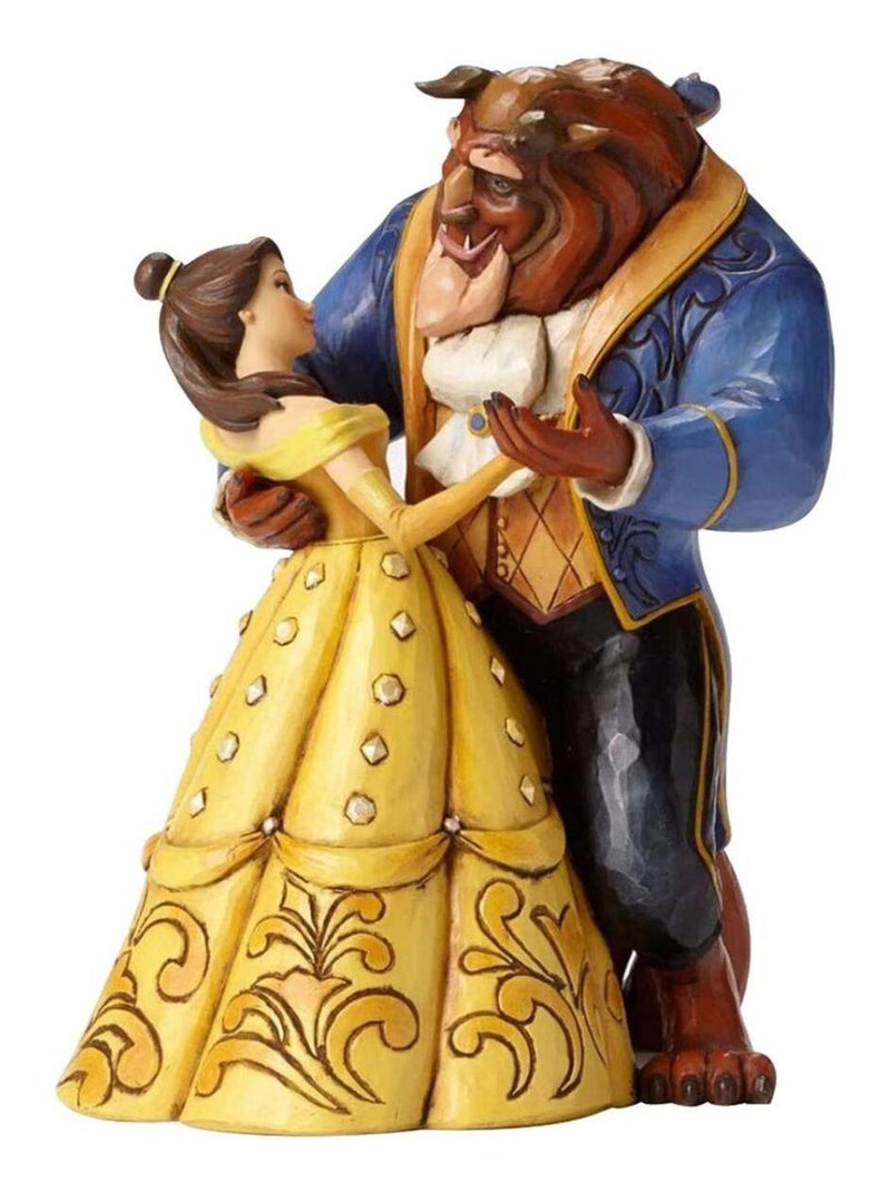 Statuette de collection La Belle et La Bête Anniversaire Jaune - Kiabi