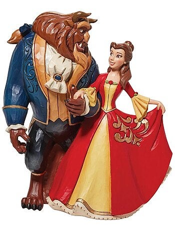 Statuette de collection La Belle et La Bête Noël