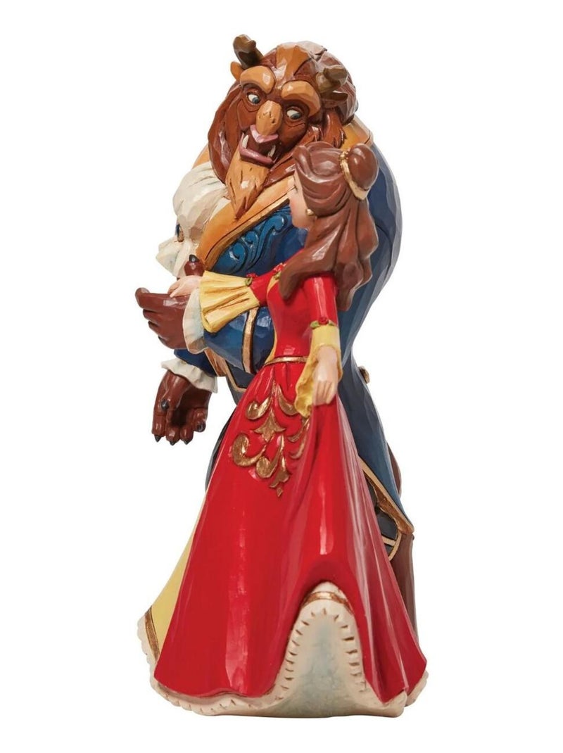 Statuette de collection La Belle et La Bête Noël Rouge - Kiabi