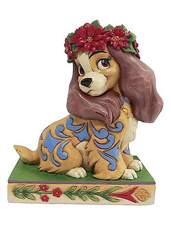 Statuette de collection Lady la Belle et le clochard Noël