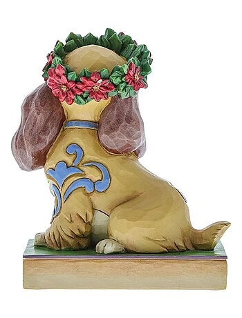 Statuette de collection Lady la Belle et le clochard Noël