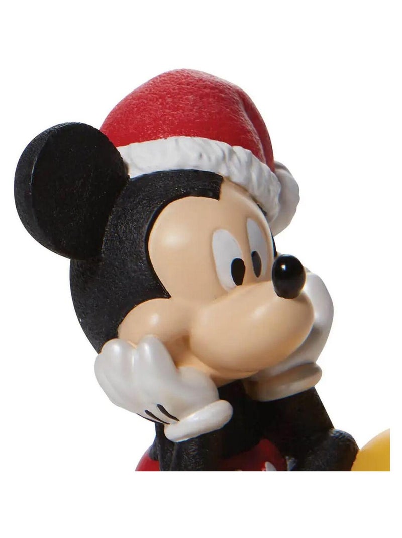 Statuette de collection Mickey Noël Multicolore - Kiabi