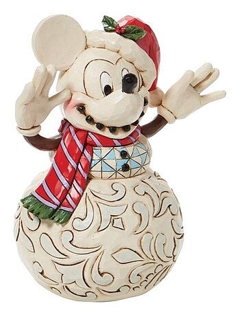 Statuette de Collection Mickey Snowman