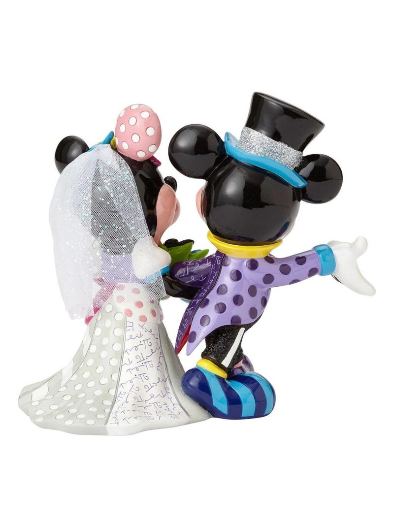 Statuette de Collection Minnie et Mickey Mariage By Britto Multicolore - Kiabi