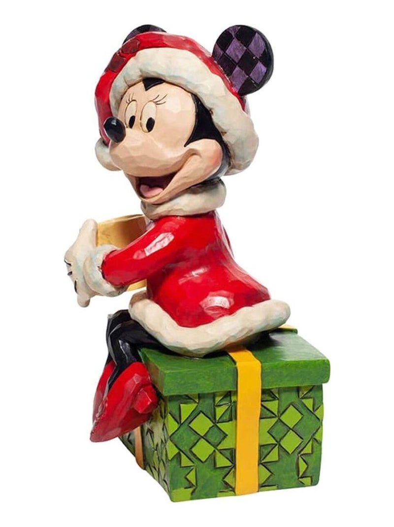Statuette de Collection Minnie Noël Multicolore - Kiabi