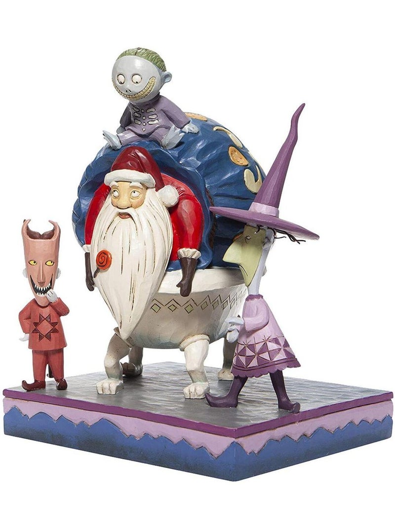 Statuette de Collection Santa Jack Skellington - The Nightmare Gris - Kiabi