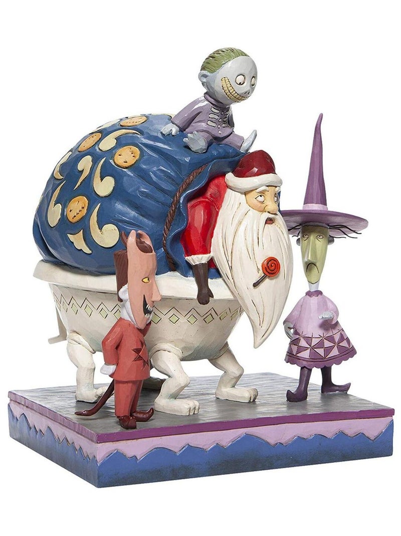 Statuette de Collection Santa Jack Skellington - The Nightmare Gris - Kiabi