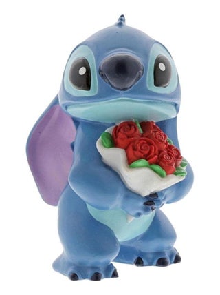 Statuette de collection Stitch Fleurs