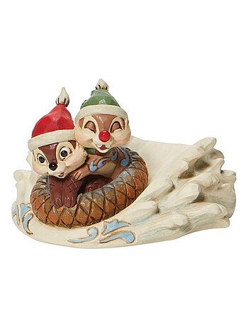 Statuette de Collection Tic et Tac dans la Neige