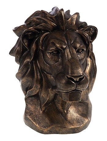 Statuette de décoration tête de lion