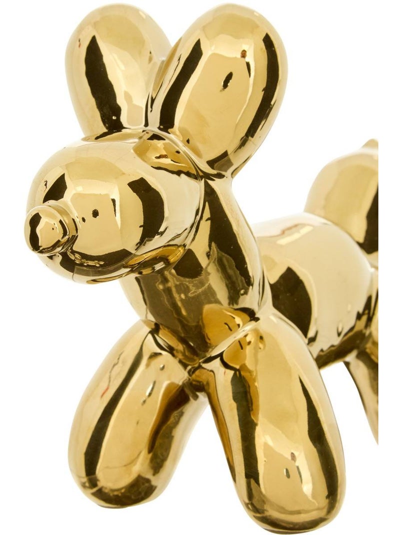 Statuette déco chien pop art H13.5cm doré THEO Doré - Kiabi
