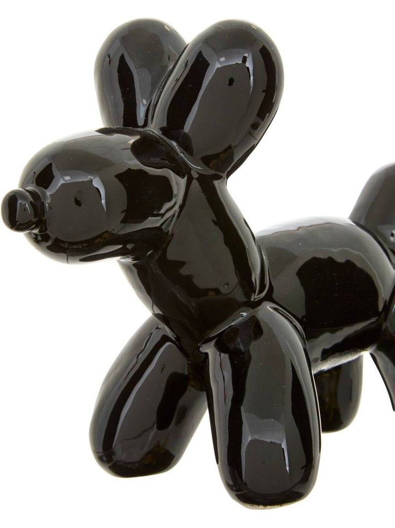 Statuette déco chien pop art H13.5cm THEO Noir - Kiabi