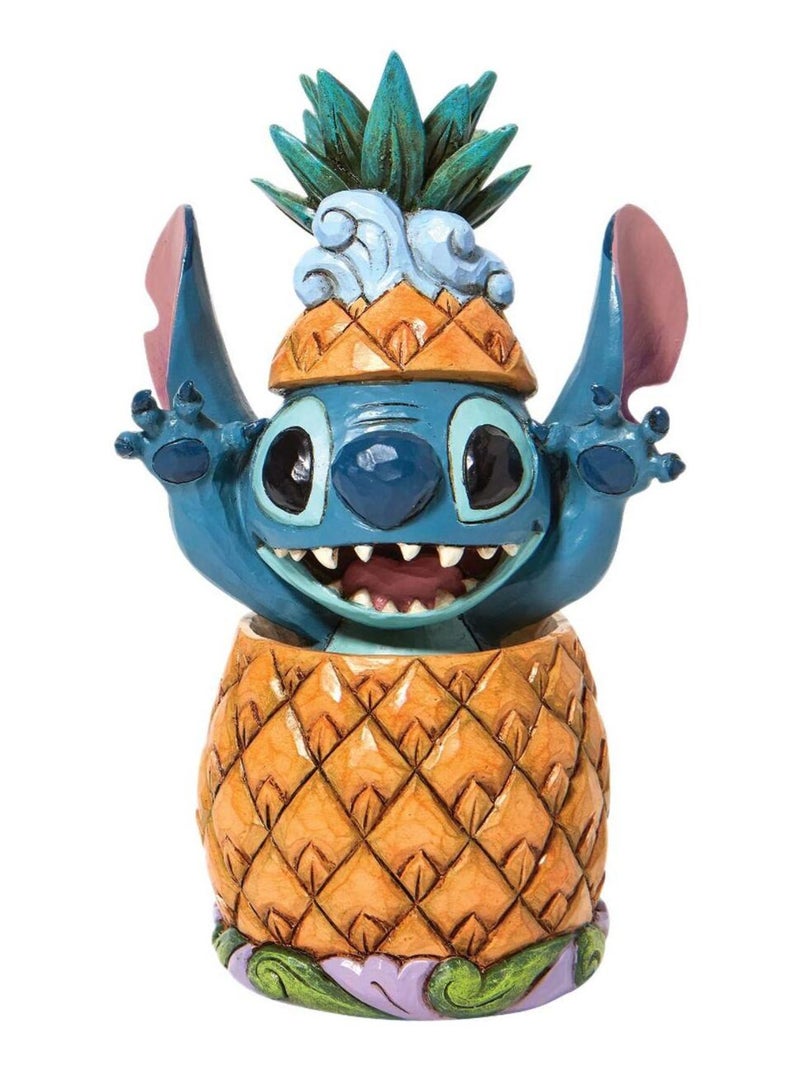 Statuette Disney collection Stitch Ananas Orange - Kiabi