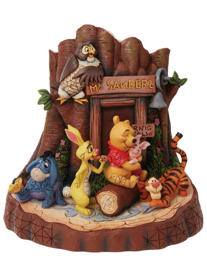 Statuette Disney Traditions Winnie l'Ourson et ses Amis Multicolore - Kiabi