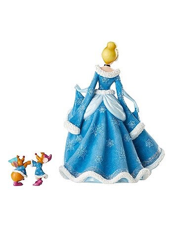 Statuette en résine Cendrillon Couture avec Jaq et Gus