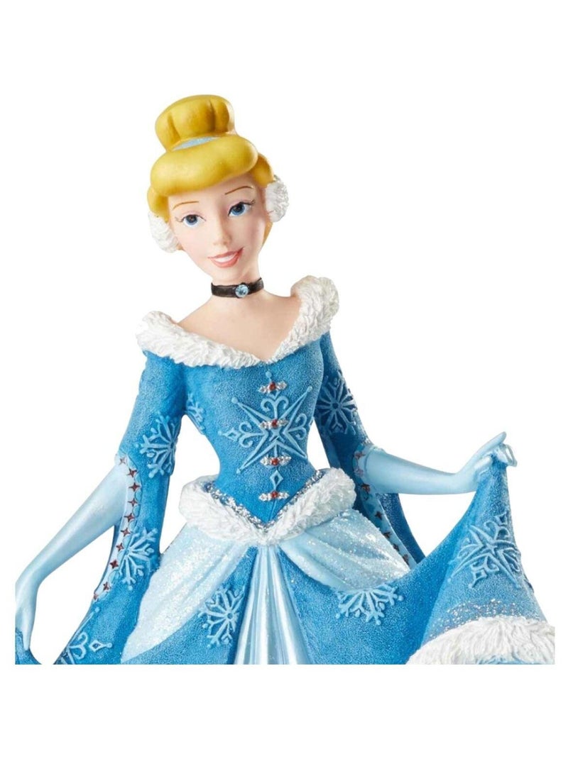 Statuette en résine Cendrillon Couture avec Jaq et Gus Bleu - Kiabi