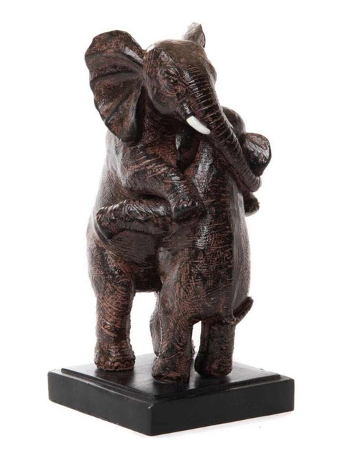 Statuette en résine maman et son éléphanteau 22 cm - Kiabi