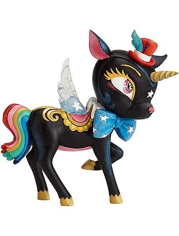 Statuette licorne noire par Miss Mindy