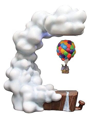 Statuette lumineuse là haut lévitation