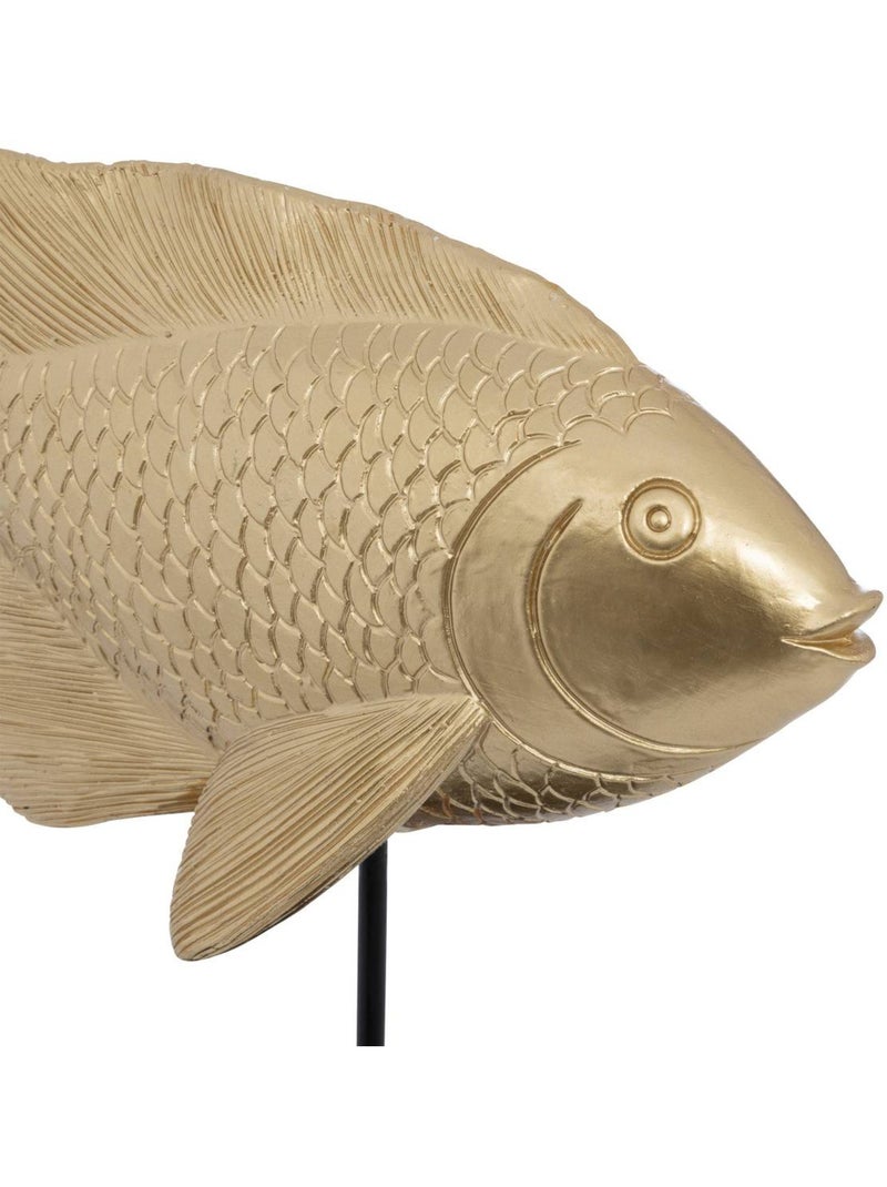 Statuette poisson océane Doré - Kiabi
