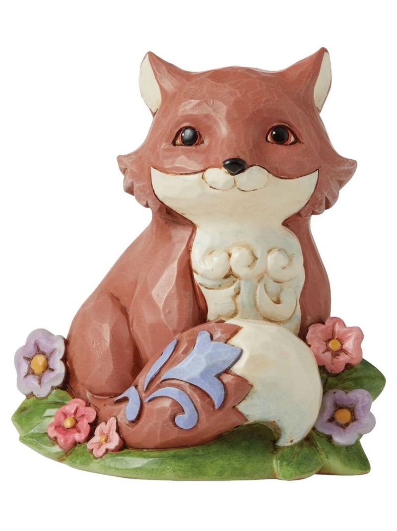 Statuette Renard par Jim Shore Orange - Kiabi