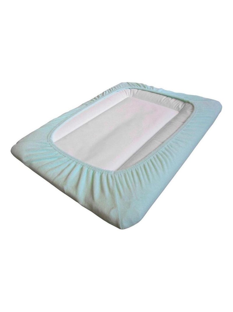 Stefano - Housse de matelas à langer - éponge - OEKO-TEX® STANDARD 100 Vert - Kiabi
