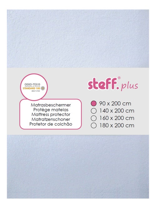 Stefano - Protège matelas - Tissu éponge de haute qualité sur couche de PU - OEKO-TEX® STANDARD 100 - Kiabi