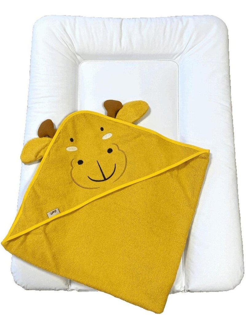Stefano fashion - Cape de bain - Sortie de bain - Girafe Jaune - Kiabi