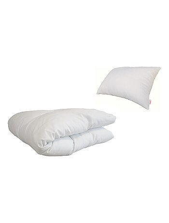 Stefano fashion - Couette edredon + oreiller - coton percal - OEKO-TEX® STANDARD 100