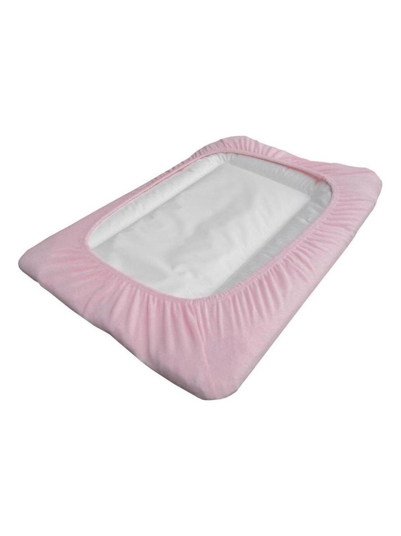 Stefano fashion - Housse de matelas à langer - éponge - OEKO-TEX® STANDARD 100 Rose - Kiabi