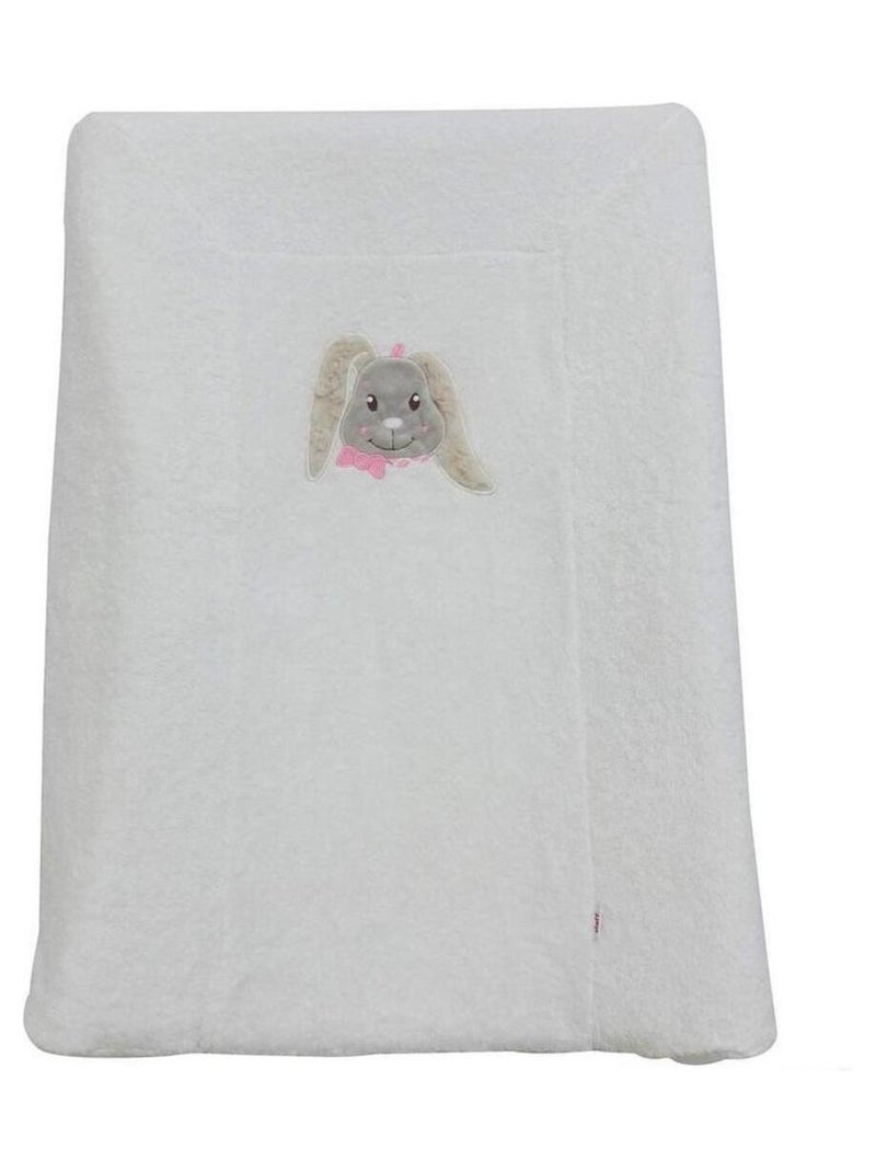 Stefano fashion - Lapin - Housse de matelas à langer Blanc Rose - Kiabi