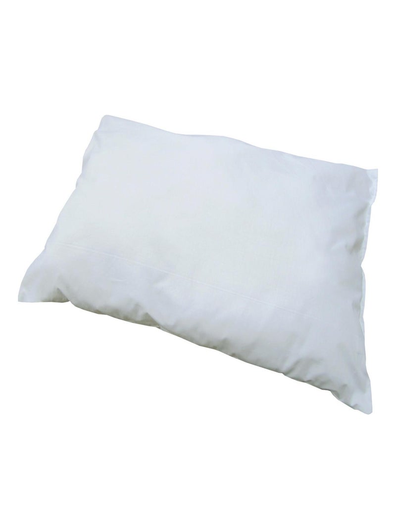 Stefano fashion - Oreiller bébé - Coton percal - OEKO-TEX® STANDARD 100 Blanc - Kiabi