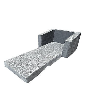 Stefano fashion - Zèbre costaud - fauteuil dépliable en lit