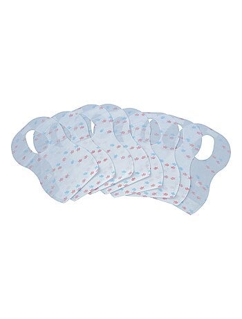 Steff - Bavoirs jetables - 50 pièces - avec imprimé poisson