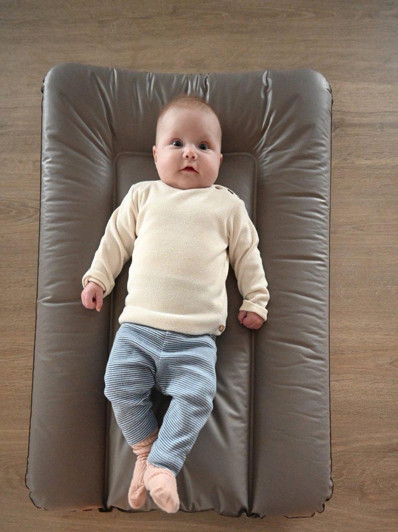Steff - Matelas à langer - OEKO-TEX® STANDARD 100 Taupe - Kiabi