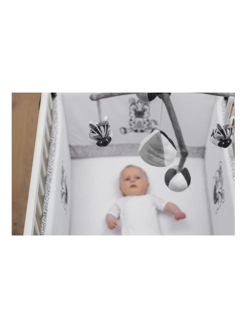 Steff - Zèbre - Mobile musical Blanc Gris - Kiabi