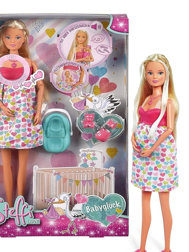 Steffi Love Babyglück Poupée enceinte avec accessoires N/A - Kiabi