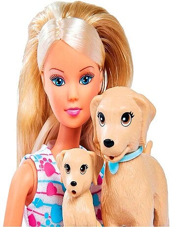 Steffi Love Poupée mannequin Promenade chien