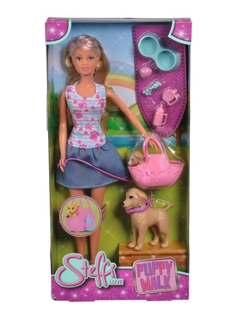 Steffi Love Poupée mannequin Promenade chien Multicolore - Kiabi